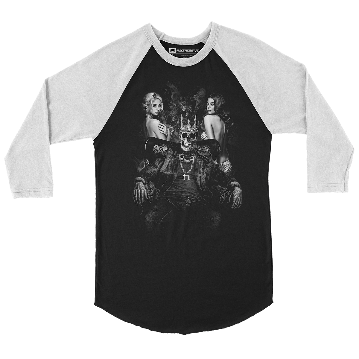 “Crowned Mortality” Raglan T-Shirt